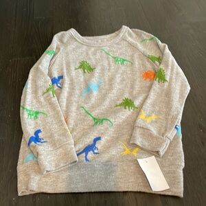 Brand new with tags gray lauren moshi dinosaur sweatshirt. Size 6.
